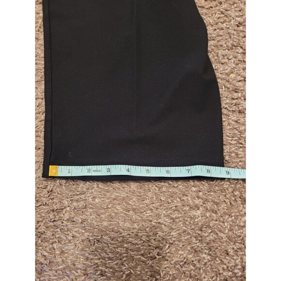 Eileen Fisher Career Pull On Trouser Pant Black Wmn L Minimalist Closet Staple - Picture 8 of 8
